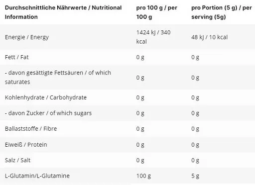 INLEAD L-Glutamine 500g - Bild 2