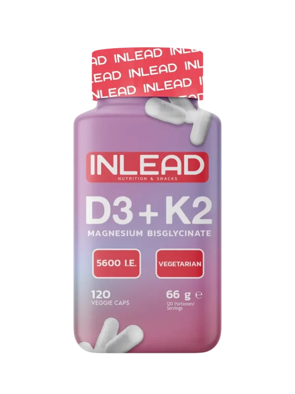 INLEAD Vitamin D3 + K2 + Magnesium 120 Kapseln - Bild 1