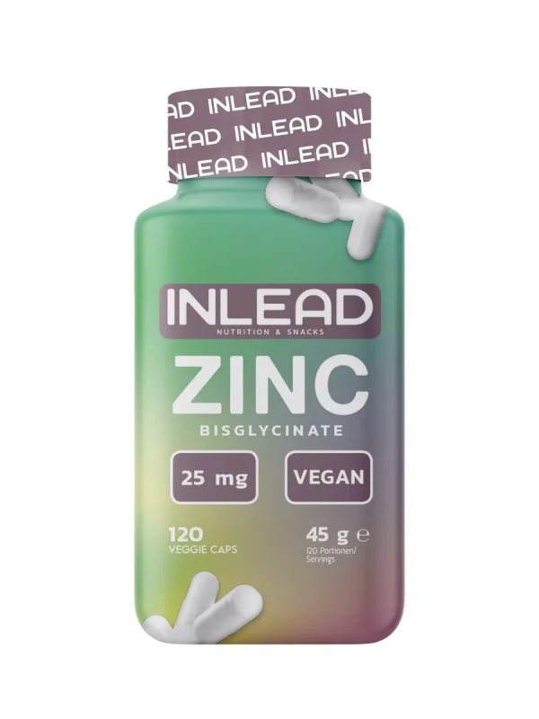 INLEAD Zink Bisglycinate 120 Kapseln - Bild 1