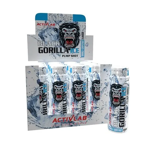 Activlab Black Gorilla Ice Pump Shot Orange Grapefruit 12x80ml - Bild 1