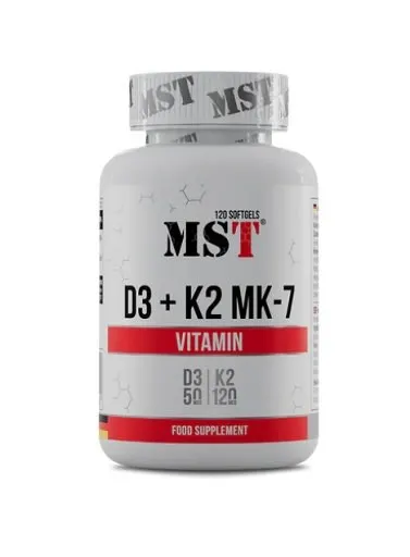 MST - Vitamin D3 + K2 + MK-7 120 Kapseln - Bild 1