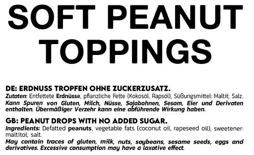 INLEAD Soft Peanut Toppings 150g - Bild 3