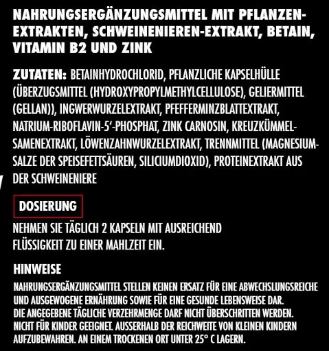 Big Zone Gut+ 60 Kapseln - Bild 3