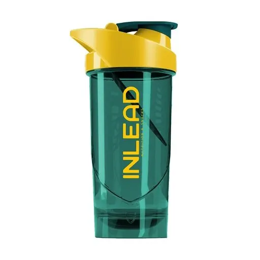 INLEAD Shaker Shieldmixer Green Yellow 700ml - Bild 1