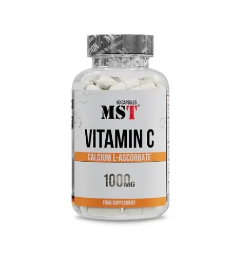 MST - Vitamin C Calcium L-Ascorbate 1000mg 90 Kapseln - Bild 1