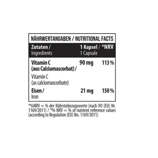 MST - Iron Bisglycinate120 Kapseln - Bild 2