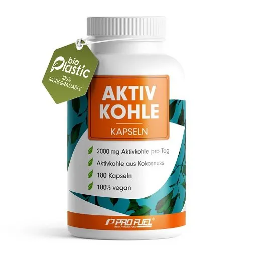 ProFuel Aktivkohle 180 Kapseln - Bild 1