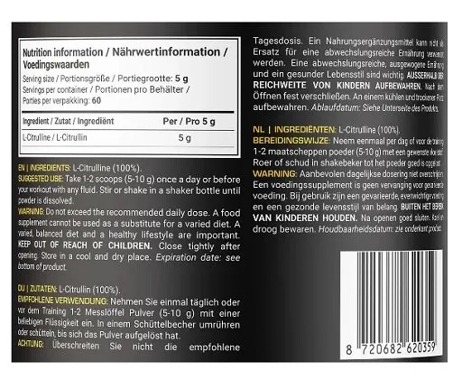 Dedicated Citrullin 300g - Bild 2