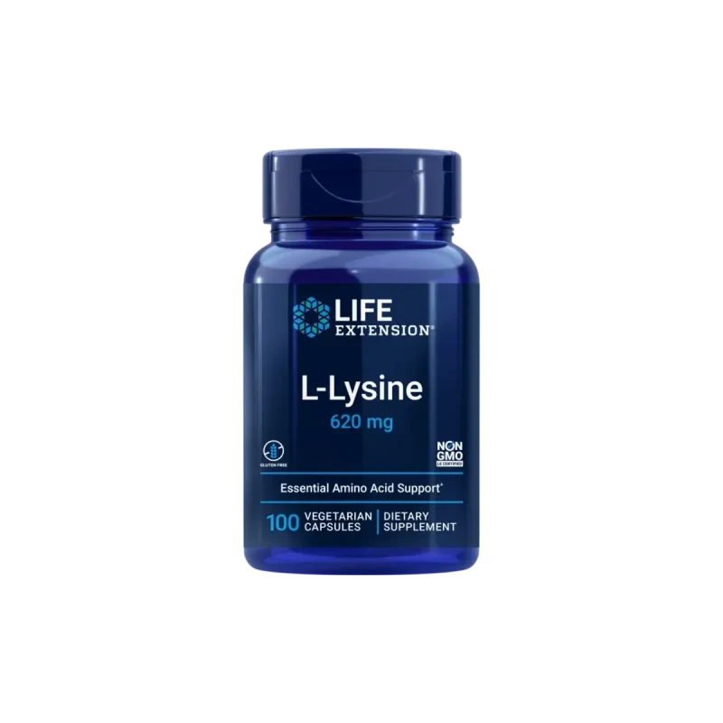 Life Extension Lysine 620mg 60 Kapseln - Bild 1