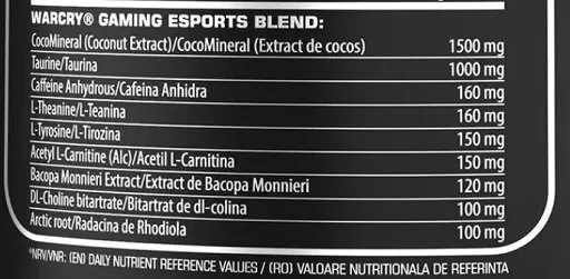 Genius Nutrition Warcry Gaming 240g - Bild 0