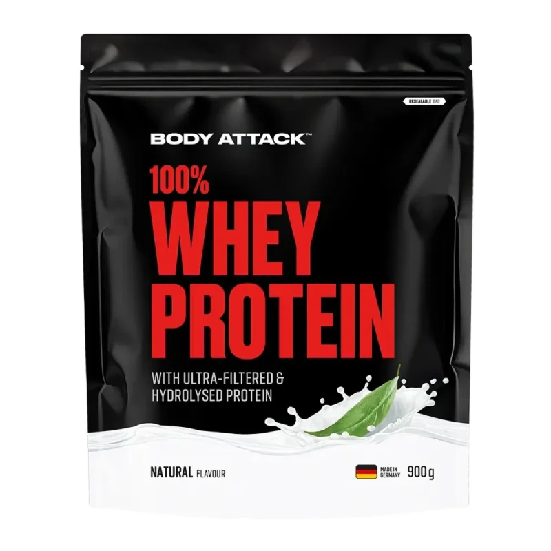 Body Attack 100% Whey Protein 900g - Bild 0