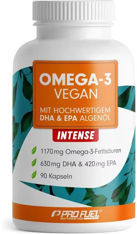 ProFuel Omega 3 - 90 Algenöl Intense Kapseln - Bild 1
