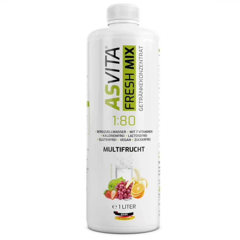 ASVita Fresh Mix Mineralgetränk 1/80 - 1L - Bild 0
