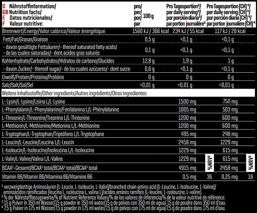 Body Attack Extreme Instant EAA - 500g - Bild 2