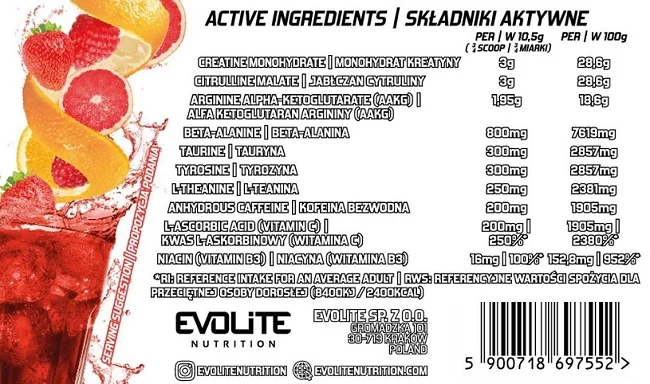 Evolite Nutrition - Ultrapump 420g - Bild 3