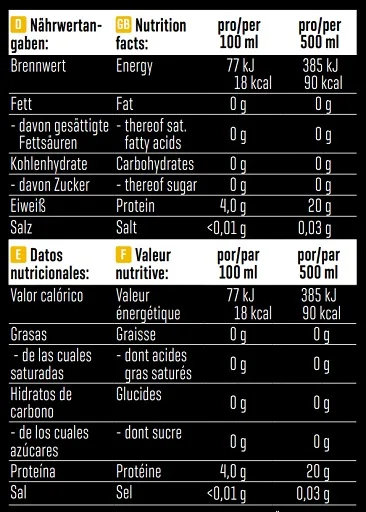 Body Attack Clear Iso Whey Drink 12 x 500ml - Bild 2