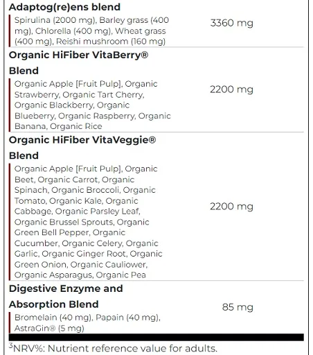 Scitec Greens & Fruits 600g - Bild 3
