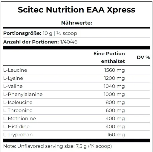 Scitec EAA Xpress 400g - Bild 2