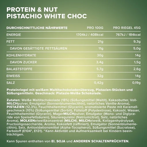 Ironmaxx Protein&Nuts Bar 24x45g - Bild 2