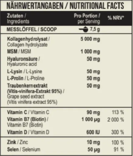MST - Beauty Collagen Verisol + OptiMSM 225g - Bild 0