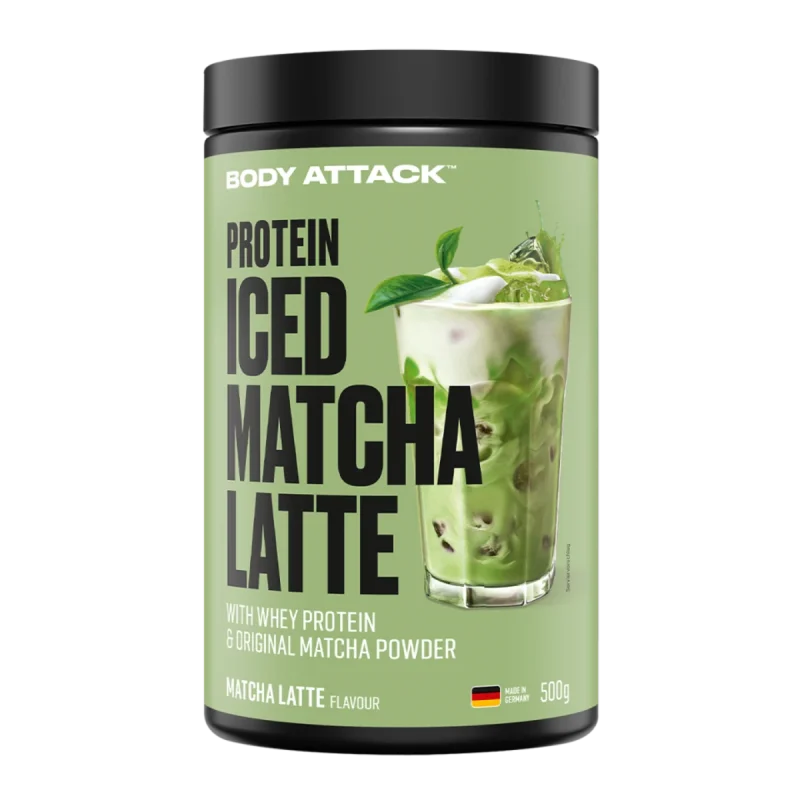 Body Attack Protein Iced Matcha Latte 500g - Bild 1