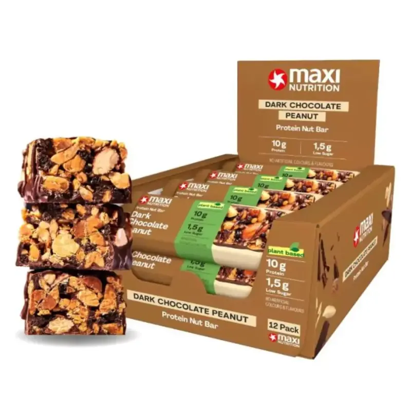 MaxiNutrition Protein Nut Bar 12 x 46 g - Bild 1