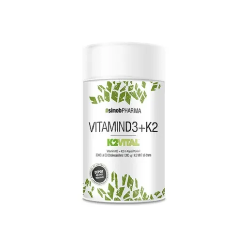 Sinob Vitamin D3 + K2 60 Kapseln - Bild 1