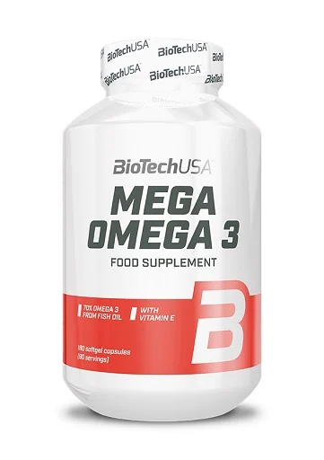 BioTech Mega Omega 3, 180 Kapseln - Bild 1
