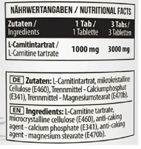 MST - L-Carnitine 1000 (90 Tabl.) - Bild 2