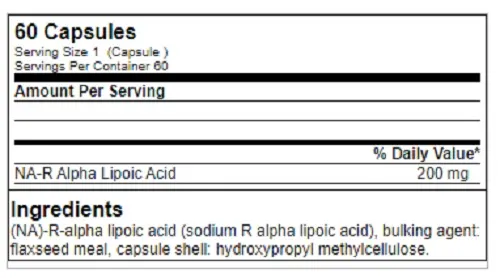 GN NA-R-Alpha Lipoic Acid 60 Kapseln - Bild 2