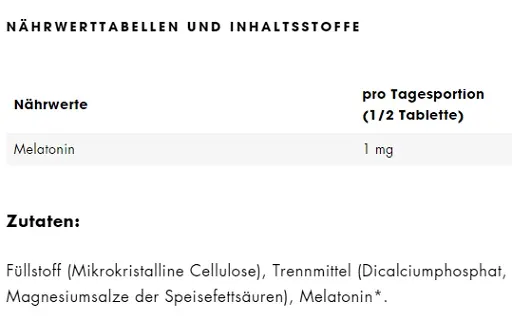 ESN Melatonin Sleep Aid 180 Tab. - Bild 2