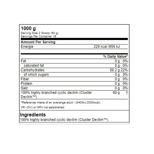 GN Cluster Dextrin - 1000g Beutel - Bild 2
