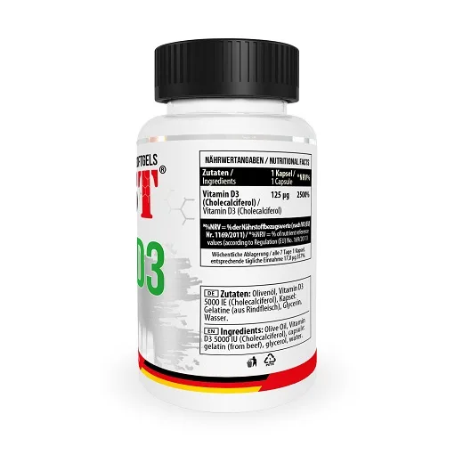MST - Vitamin D3 5000IU 120 Softgels - Bild 2
