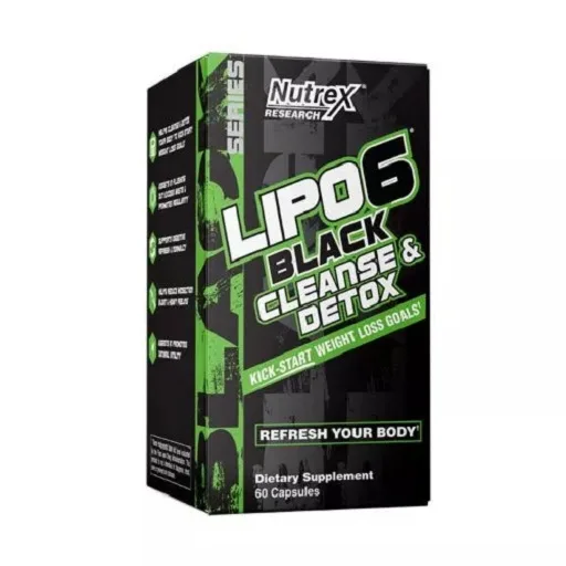 Nutrex Lipo 6 Black CLEANSE & DETOX 60 Kapseln - Bild 1