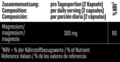 Body Attack Magnesium Bisglycinat 120 Kapseln - Bild 2
