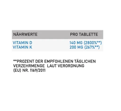 NNT Vitamin D3+K2 5600 IU 60 Tabletten - Bild 2