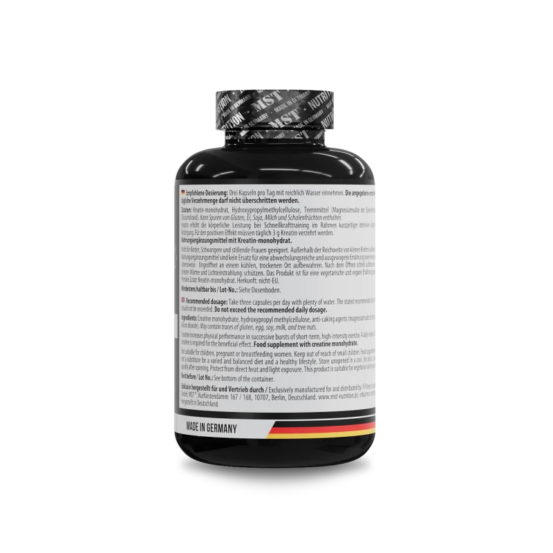 MST - Creatine Monohydrate - 300 Kapseln - Bild 2