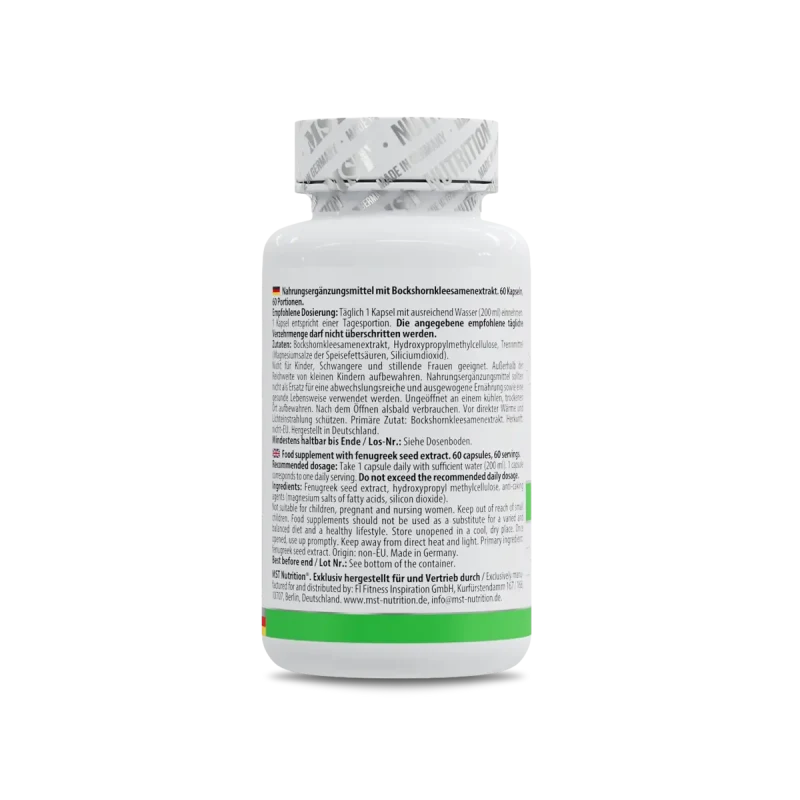 MST - Fenugreek 60 Kapseln - Bild 3