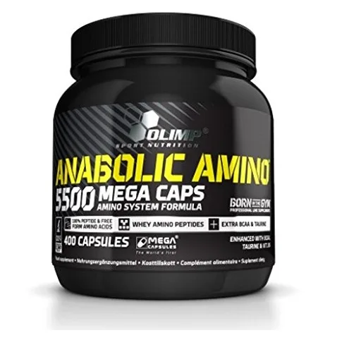 Olimp Anabolic Amino 5500 Mega Caps - 400 Kapsel - Bild 1
