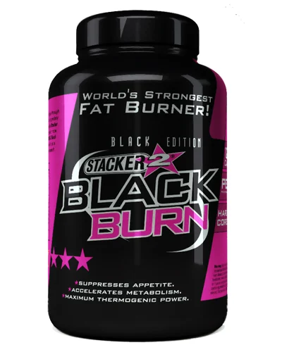 Stacker2 Black Burn Fatburner - 120 Kapsel - Bild 1