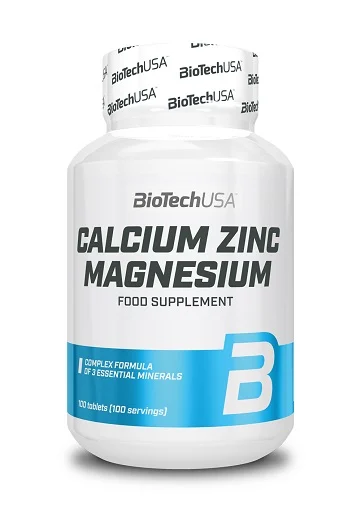 BioTech Calcium Zinc Magnesium - 100 Tabl. - Bild 1