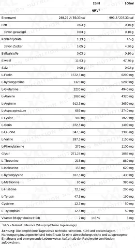 XXL Nutrition Amino Liquid - 1000ml Blood Orange - Bild 2