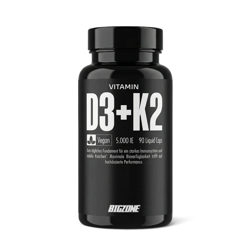 Big Zone Vitamin D3 + K2 90 Kapseln - Bild 1