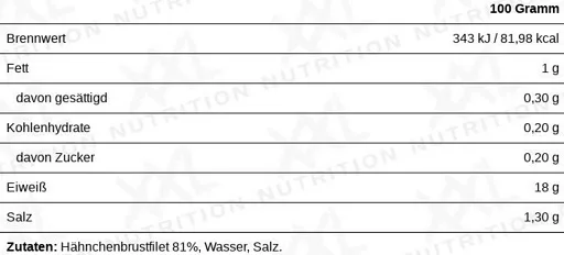 XXL Nutrition Hähnchenbrustfilet 160g - Bild 2