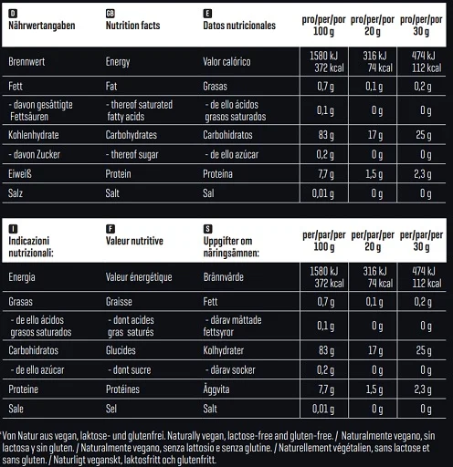 Body Attack Instant Rice Pudding 1000g - Bild 2