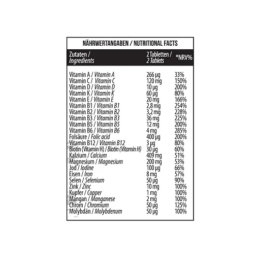 MST - All Vitamins 60 Pillen - Bild 4