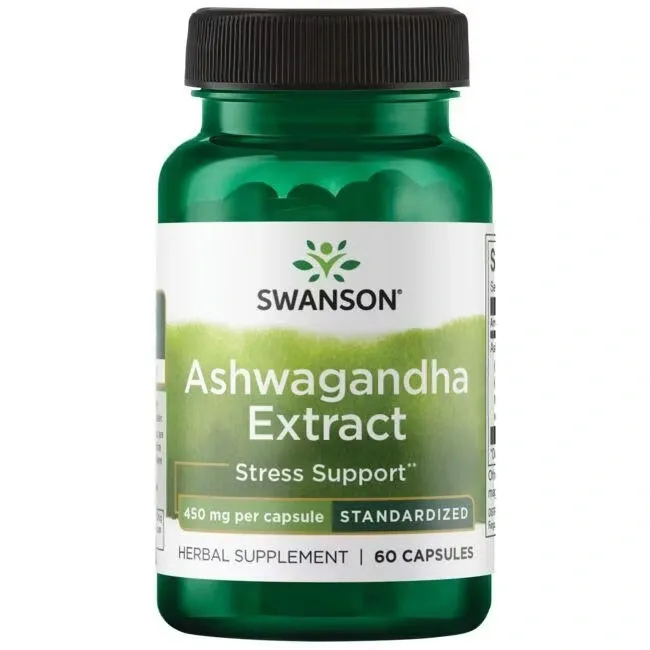 Swanson Ashwagandha Extract 450mg 60 Kapseln - Bild 1