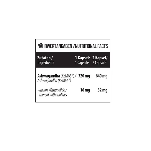 MST - Ashwagandha KSM-66® - 60 Caps - Bild 3