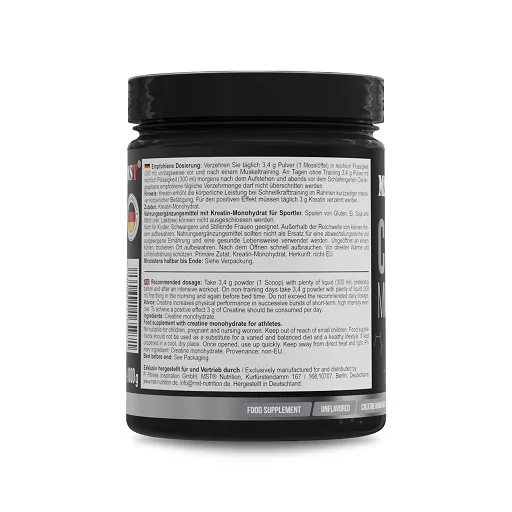 MST - Creatin Monohydrate 1000g - Bild 3