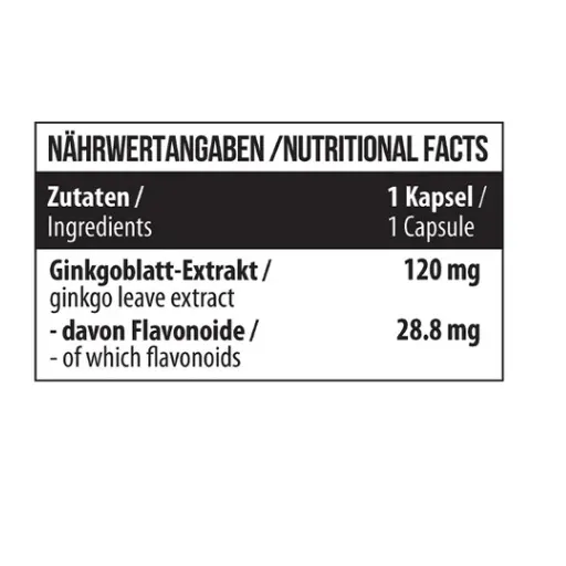 MST - Ginkgo Biloba 60 Kapseln - Bild 2